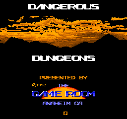 Dangerous Dungeons (set 1) Title Screen